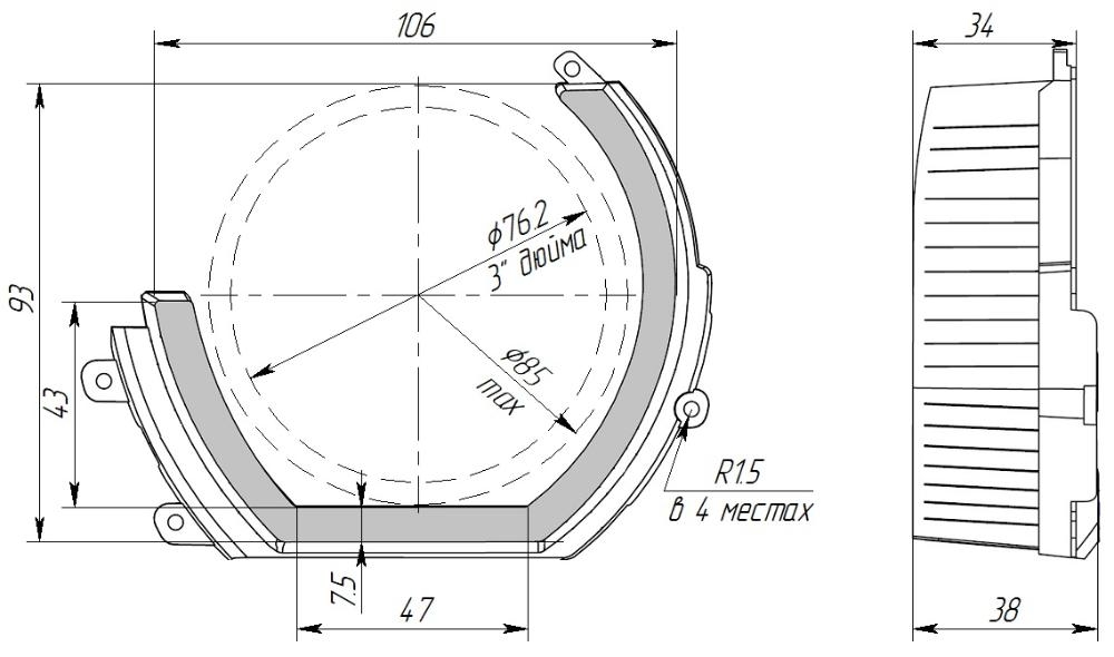 Светодиодные 3D ангельские глазки MTF light, 12В, 2.2Вт, 7000К, 260лм, компл. Светодиодные 3D ангельские глазки MTF light, 12В, 2.2Вт, 7000К, 260лм, компл.