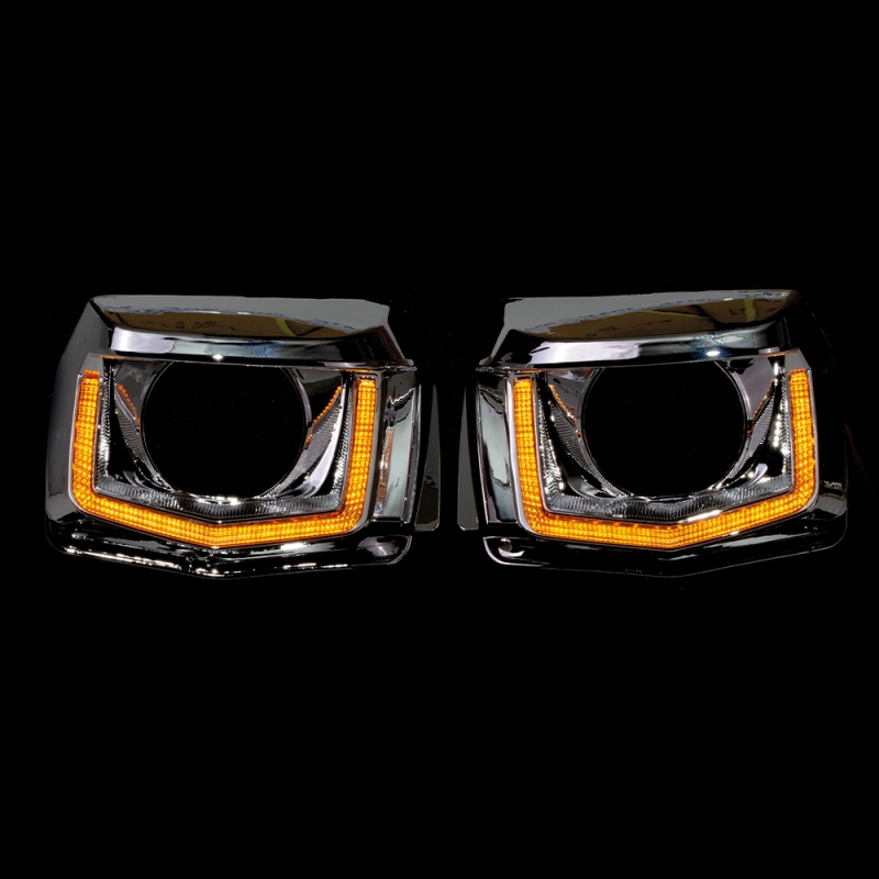 Установочный комплект MTF Light для Bi-LED линз — VW Golf 18, U-форма, белая и жёлтая подсветка, комплект Установочный комплект MTF Light для Bi-LED линз — VW Golf 18, U-форма, белая и жёлтая подсветка, комплект