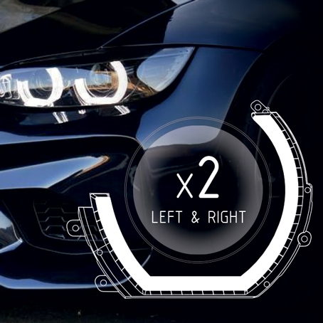 Светодиодные 3D ангельские глазки MTF light, 12В, 2.2Вт, 7000К, 260лм, компл. Светодиодные 3D ангельские глазки MTF light, 12В, 2.2Вт, 7000К, 260лм, компл.