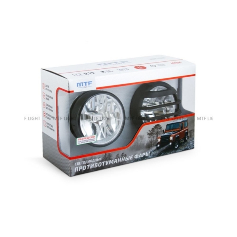 Противотуманная фара светодиодная автомобильная MTF Light Ф90мм, 12В, 5.9Вт, ЕСЕ R19, E4. Противотуманная фара светодиодная автомобильная MTF Light Ф90мм, 12В, 5.9Вт, ЕСЕ R19, E4.