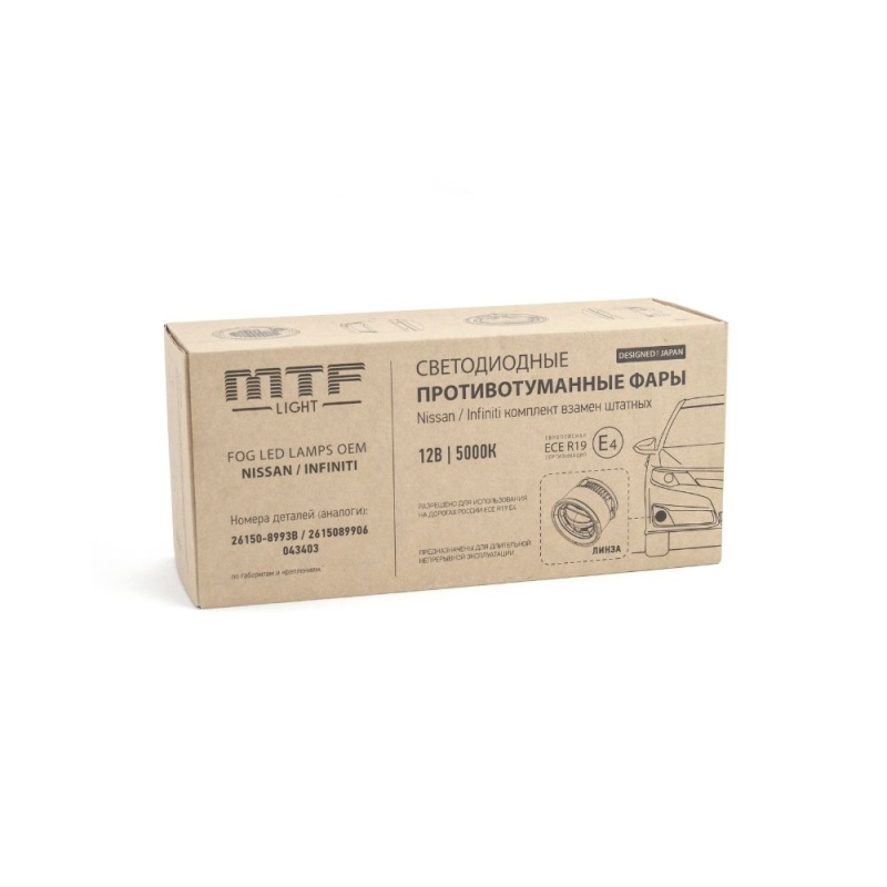 Фары противотуманные светодиодные MTF Light НИС/ИНФ, линза, 12В, 5000К, 10Вт, ЕСЕ, E4 компл. FL10NSJ Фары противотуманные светодиодные MTF Light НИС/ИНФ, линза, 12В, 5000К, 10Вт, ЕСЕ, E4 компл. FL10NSJ