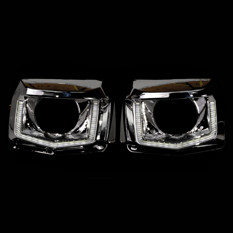 Установочный комплект MTF Light для Bi-LED линз — VW Golf 18, U-форма, белая и жёлтая подсветка, комплект Установочный комплект MTF Light для Bi-LED линз — VW Golf 18, U-форма, белая и жёлтая подсветка, комплект