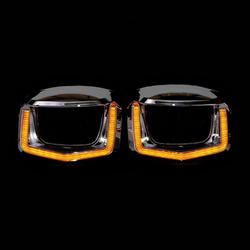 Установочный комплект MTF Light для Bi-LED линз — VW Passat 2016–2018, двойная U-форма, белая и жёлтая подсветка, комплект Установочный комплект MTF Light для Bi-LED линз — VW Passat 2016–2018, двойная U-форма, белая и жёлтая подсветка, комплект